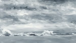 Frankfort Lighthouse Original Size 43"x16"